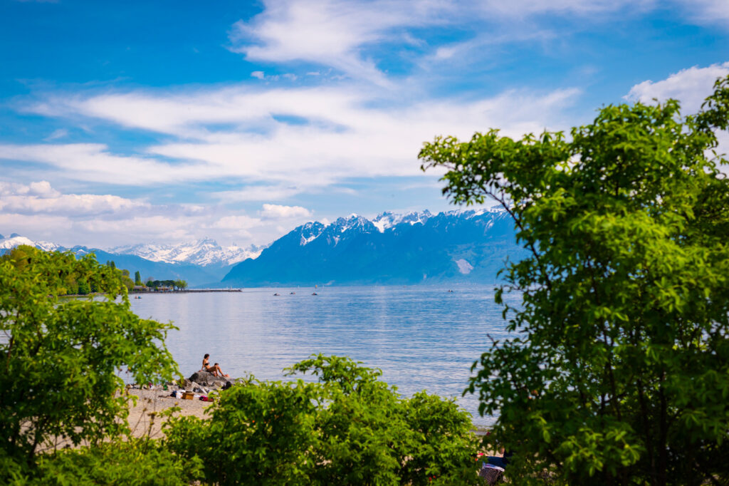 Lausanne in summer